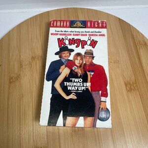 Kingpin 1996 VHS Woody Harrelson Randy Quiad Vanessa Angel Farrelly Brothers